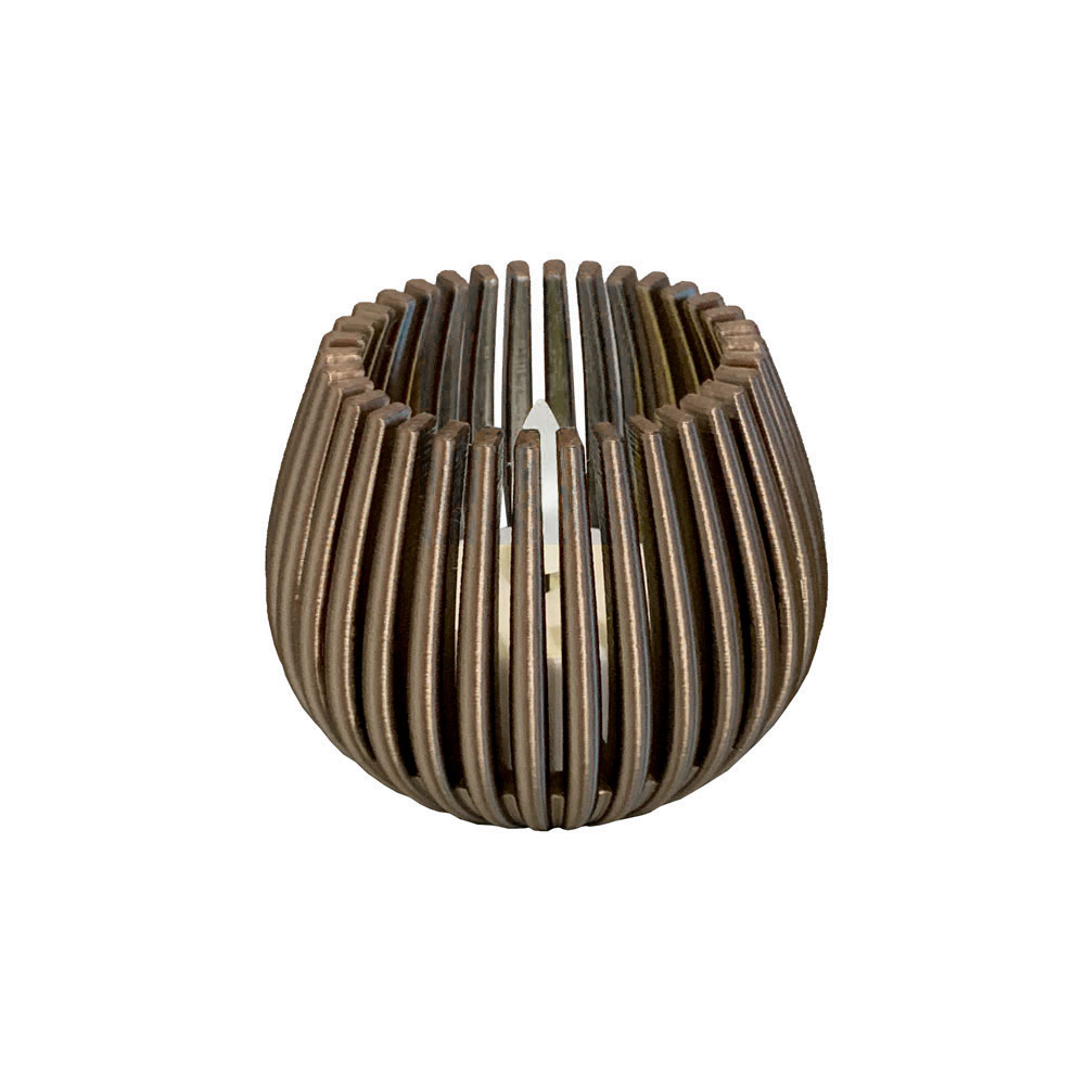 Morph Fyrfad (inkl led), mocha