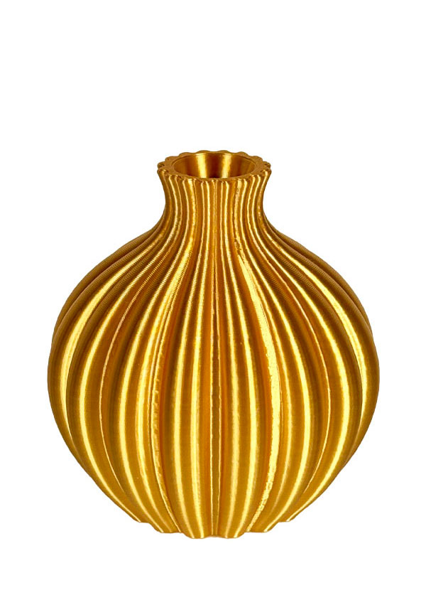 MORPHIES minivase, Figen (66mm), guld
