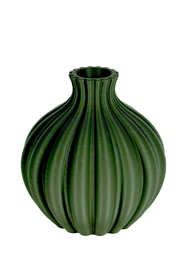 MORPHIES minivase, Figen (66mm), mat grøn