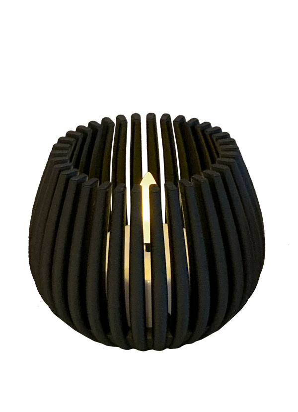 MORPH Fyrfad (inkl led), sort