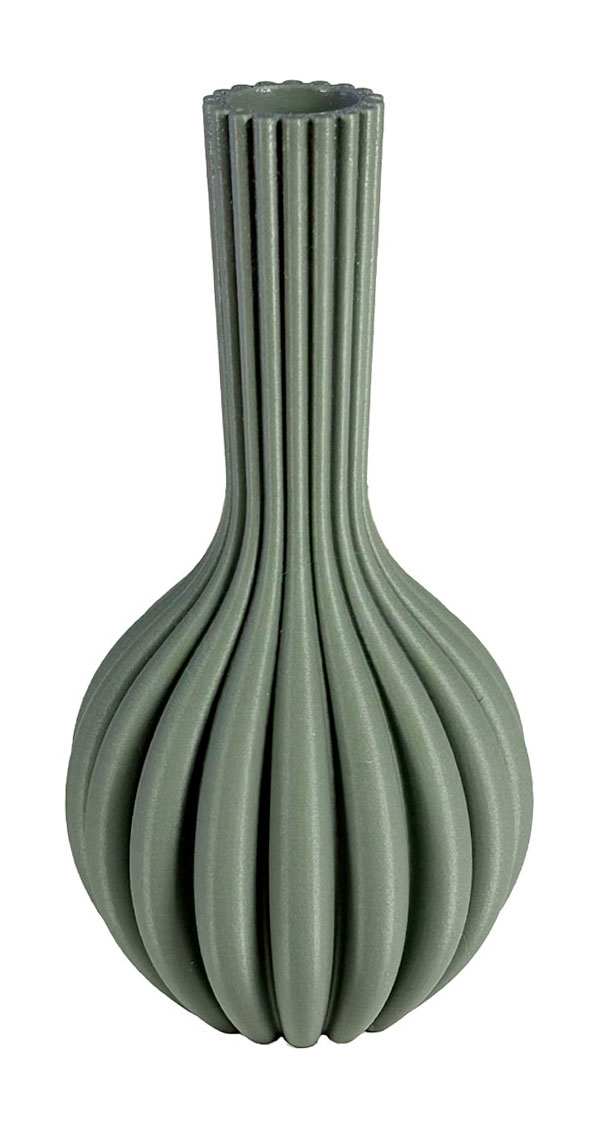 MORPHIES minivase, Pibe (135mm), mat lysegrøn