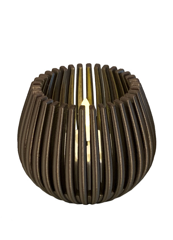 MORPH Fyrfad (inkl led), mocha